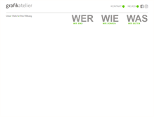 Tablet Screenshot of grafikatelier.de